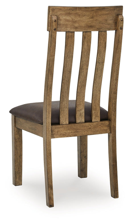 Urbinforte Light Brown Dining Chair, Set of 2 by Ashley at Eve Furniture