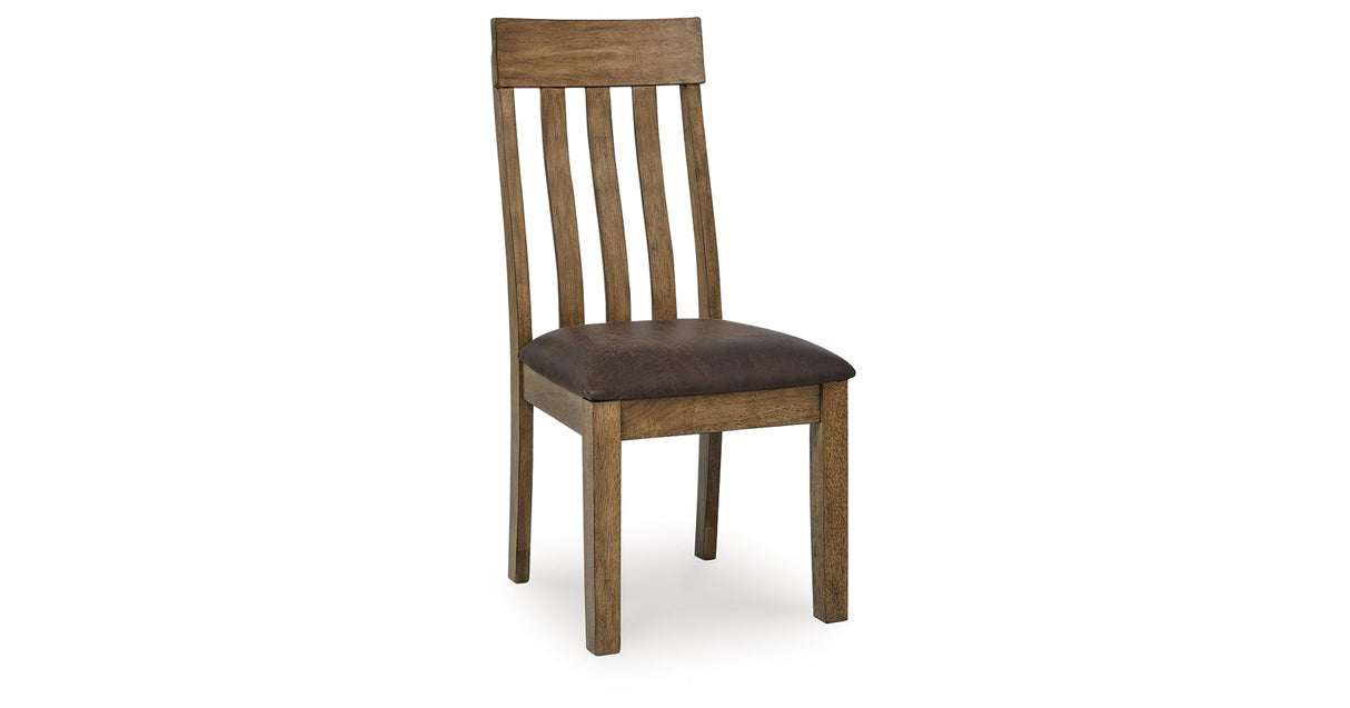 Urbinforte Light Brown Dining Chair, Set of 2 by ASHLEY FURNITURE at Eve Furniture