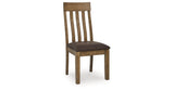 Urbinforte Light Brown Dining Chair, Set of 2 by ASHLEY FURNITURE at Eve Furniture