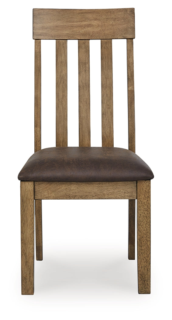 Urbinforte Light Brown Dining Chair, Set of 2 by ASHLEY FURNITURE at Eve Furniture