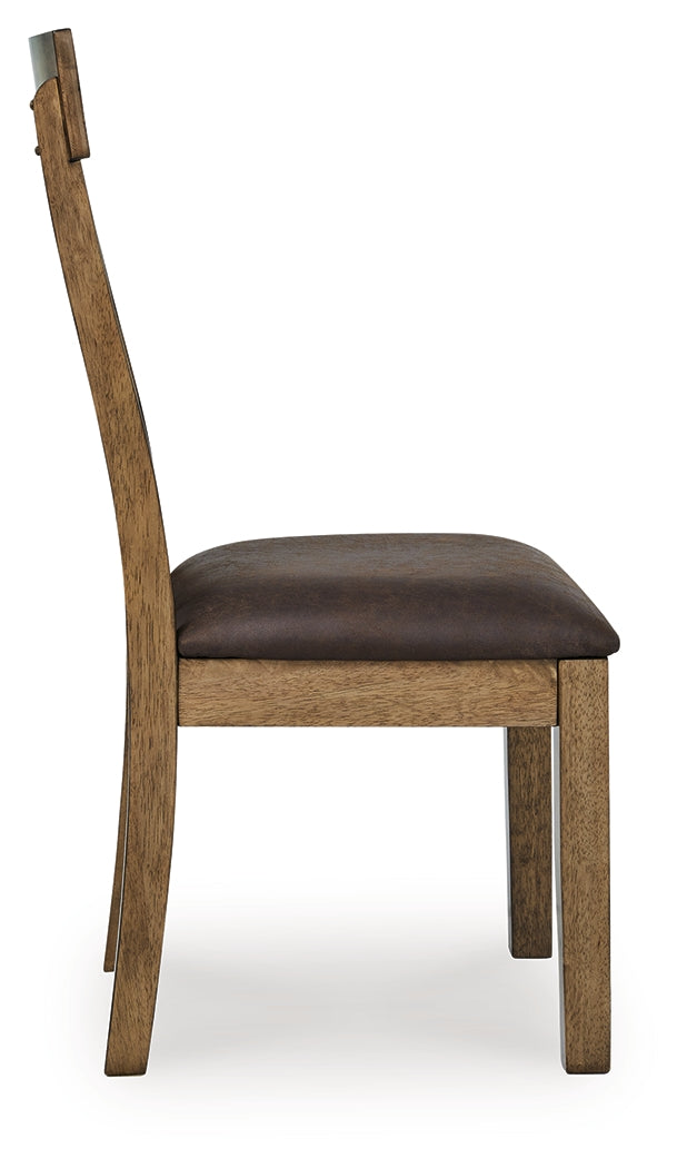 Urbinforte Light Brown Dining Chair, Set of 2 by ASHLEY FURNITURE at Eve Furniture