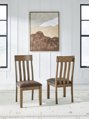 Urbinforte Light Brown Dining Chair, Set of 2 by ASHLEY FURNITURE at Eve Furniture