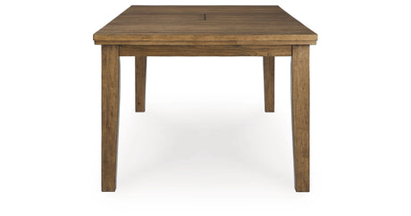 Urbinforte Light Brown Dining Extension Table by Ashley at Eve Furniture