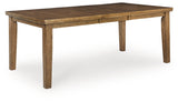 Urbinforte Light Brown Dining Extension Table by ASHLEY FURNITURE at Eve Furniture