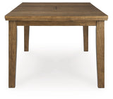 Urbinforte Light Brown Dining Extension Table by ASHLEY FURNITURE at Eve Furniture