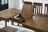 Urbinforte Light Brown Dining Extension Table by ASHLEY FURNITURE at Eve Furniture