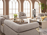 Urla 4-pieces (Sofa & Module Sofa & 2 Chair) Livingroom Set Cream by Furnia at Eve Furniture