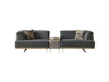 Urla 4-pieces (Sofa & Module Sofa & 2 Chair) Livingroom Set in Grey by Furnia at Eve Furniture