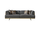 Urla 4-pieces (Sofa & Module Sofa & 2 Chair) Livingroom Set in Grey by Furnia at Eve Furniture