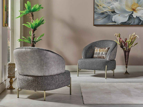 Urla Chair Grey by Furnia at Eve Furniture