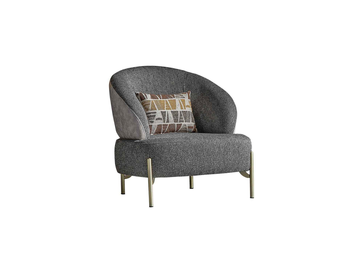 Urla Chair Grey by Furnia at Eve Furniture