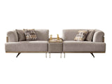 Urla Cream Stationary Module Sofa by Furnia at Eve Furniture