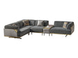Urla Gray Modular Sectional by Furnia at Eve Furniture