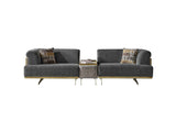 Urla Grey Stationary Module Sofa by Furnia at Eve Furniture
