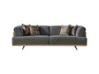Urla Grey Stationary Sofa by Furnia at Eve Furniture