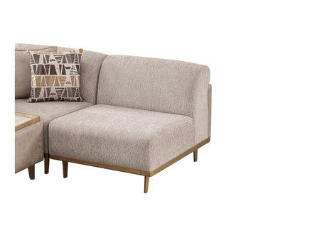 Urla Modular Sectional Sofa Cream by Furnia at Eve Furniture