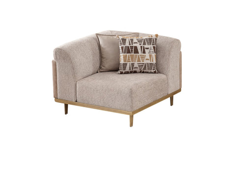 Urla Modular Sectional Sofa Cream by Furnia at Eve Furniture