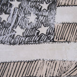 USA Flag by Mercana Studio a Hand Embellished Framed Art Print by Mercana at Eve Furniture