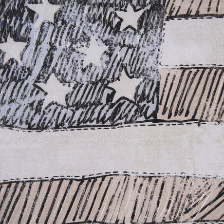 USA Flag by Mercana Studio a Hand Embellished Framed Art Print by Mercana at Eve Furniture