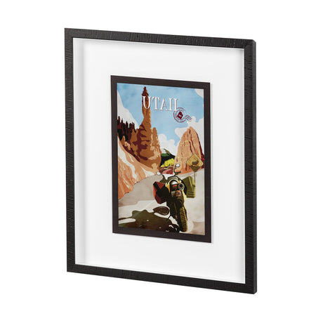 Utah Go USA (M) by Mercana Studio a Framed Art Print Matted under Glass by Mercana at Eve Furniture