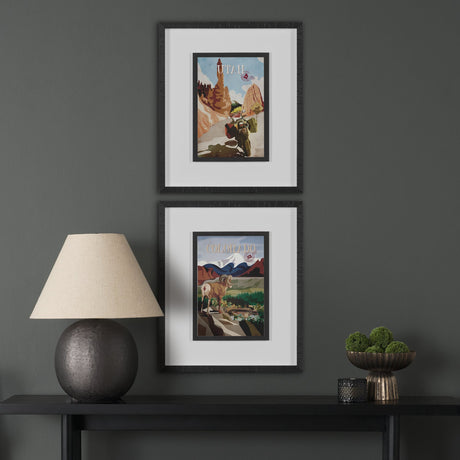 Utah Go USA (M) by Mercana Studio a Framed Art Print Matted under Glass by Mercana at Eve Furniture