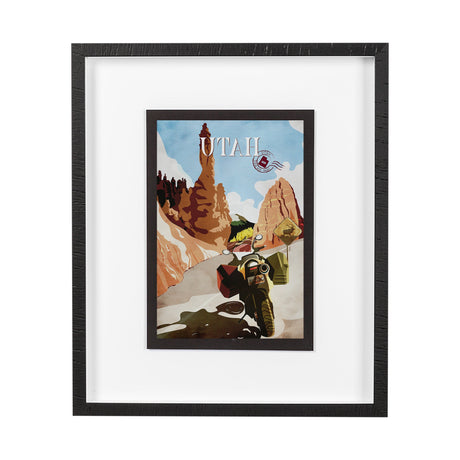 Utah Go USA (M) by Mercana Studio a Framed Art Print Matted under Glass by Mercana at Eve Furniture
