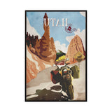 Utah Go USA (SM) by Mercana Studio a Hand Embellished Decograph Framed Art Print by Mercana at Eve Furniture