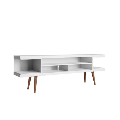 Utopia 70.47 TV Stand in White Matte by Manhattan Comfort at Eve Furniture