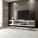 Utopia 70.47 TV Stand in White Matte by Manhattan Comfort at Eve Furniture
