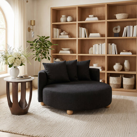Vaan White & Walnut Side Table by Zuomod at Eve Furniture