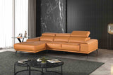 Vadso Tangerine Sectional with Left Chaise