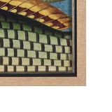 Vadum Piscis by Mercana Studio a Hand Embelished Textured Framed Art Print by Mercana at Eve Furniture