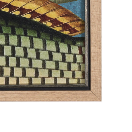 Vadum Piscis by Mercana Studio a Hand Embelished Textured Framed Art Print by Mercana at Eve Furniture