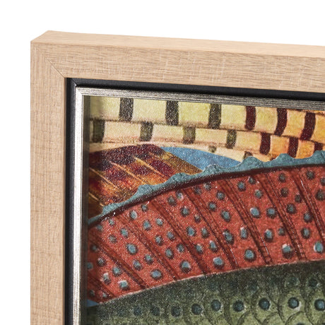 Vadum Piscis by Mercana Studio a Hand Embelished Textured Framed Art Print by Mercana at Eve Furniture