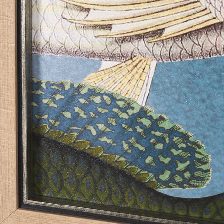 Vadum Piscis by Mercana Studio a Hand Embelished Textured Framed Art Print by Mercana at Eve Furniture