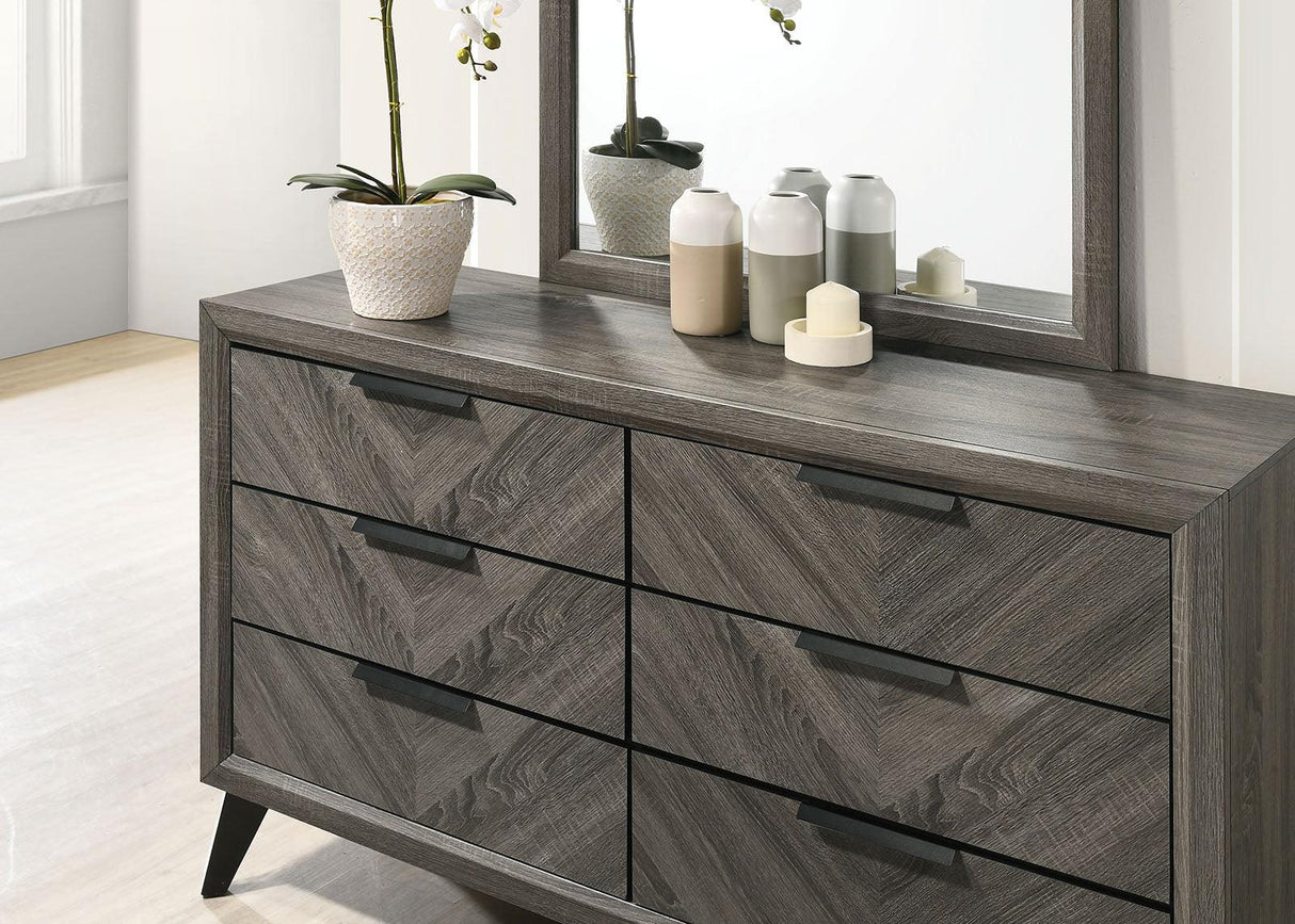 Vagan Gray Dresser by Furniture of America at Eve Furniture