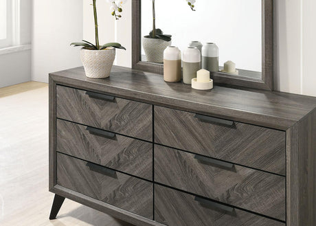 Vagan Gray Dresser by Furniture of America at Eve Furniture