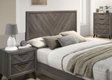 Vagan Gray Night Stand by Furniture of America at Eve Furniture