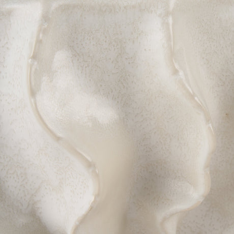 Vahn Sculptural Cream Glazed Decorative Ceramic Bowl by Mercana at Eve Furniture