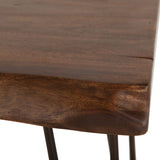 Vail 26" Side Table in Walnut by Home Trends & Design at Eve Furniture