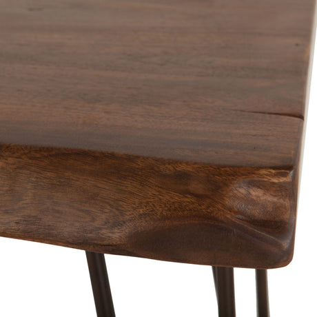 Vail 26" Side Table in Walnut by Home Trends & Design at Eve Furniture