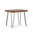 Vail 26" Side Table in Walnut by Home Trends & Design at Eve Furniture