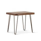 Vail 26" Side Table in Walnut by Home Trends & Design at Eve Furniture