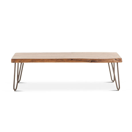 Vail 54" Coffee Table in Walnut by Home Trends & Design at Eve Furniture