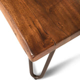 Vail 54" Coffee Table in Walnut by Home Trends & Design at Eve Furniture