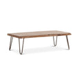 Vail 54" Coffee Table in Walnut by Home Trends & Design at Eve Furniture