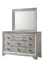 Vail Gray Bedroom Mirror (Mirror Only) by Crown Mark at Eve Furniture