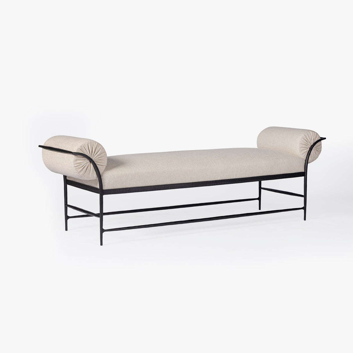 Vale Hammered Bench by Co.House Designs at Eve Furniture