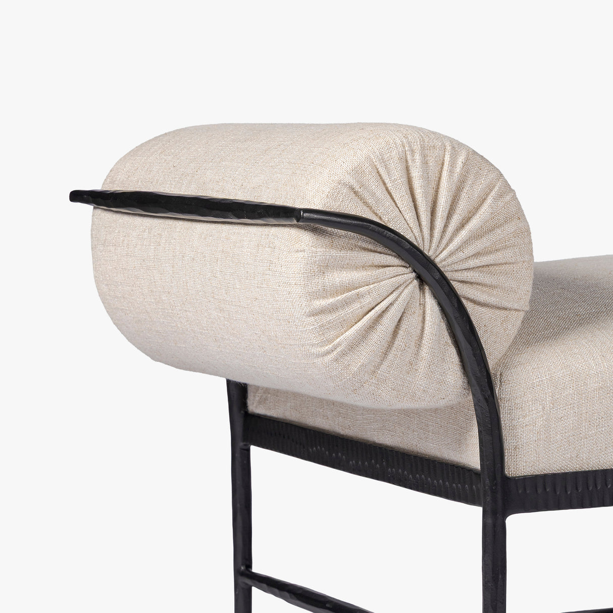 Vale Hammered Bench by Co.House Designs at Eve Furniture