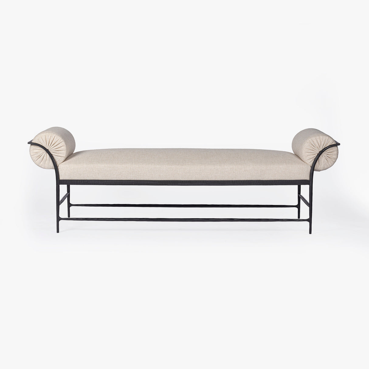 Vale Hammered Bench by Co.House Designs at Eve Furniture